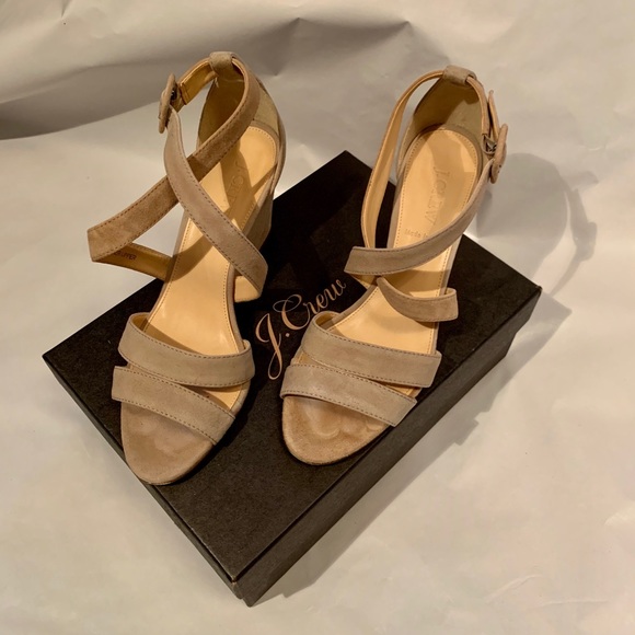 J. Crew Shoes - Buttery Suede Italian-made J. Crew Leather Sandals
